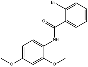 2-bromo-N-(2,4-dimethoxyphenyl)benzamide Struktur