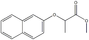 methyl 2-(2-naphthyloxy)propanoate Struktur