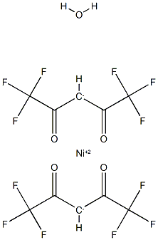 NICKEL(II) HEXAFLUOROACETYLACETONATE Struktur