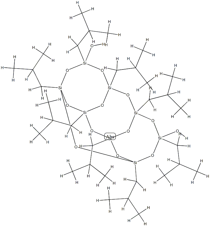 1 3 5 7 9 11-OCTAISOBUTYLTETRACYCLO Struktur