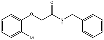 N-benzyl-2-(2-bromophenoxy)acetamide Struktur