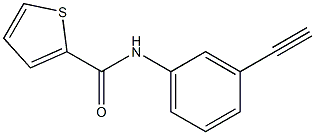 N-(3-ethynylphenyl)-2-thiophenecarboxamide Struktur