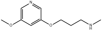 1-Propanamine,3-[(5-methoxy-3-pyridinyl)oxy]-N-methyl-(9CI) Struktur