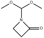 2-Azetidinone,1-(dimethoxymethyl)-(9CI) Struktur