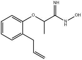 Propanimidamide,N-hydroxy-2-[2-(2-propenyl)phenoxy]-(9CI) Struktur