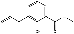 2-Hydroxy-3-(2-propen-1-yl)benzoic acid methyl ester Struktur