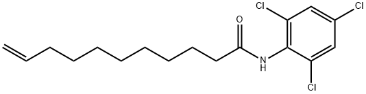 N-(2,4,6-trichlorophenyl)-10-undecenamide Struktur