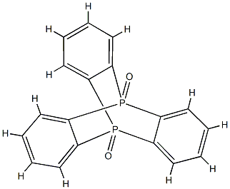 5,10-Dihydro-5,10-[1,2]benzenophosphanthrene 5,10-dioxide Struktur