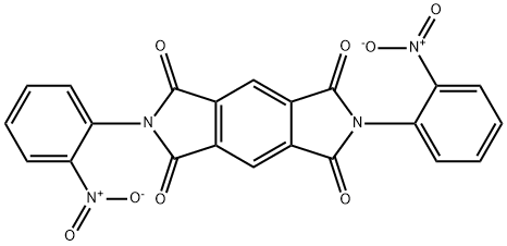 2,6-Bis(2-nitrophenyl)benzo[1,2-c:4,5-c']dipyrrole-1,3,5,7(2H,6H)-tetrone Struktur