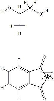 1,2-Propylene glycol, phthalic anhydride polymer Struktur