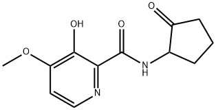 2-Pyridinecarboxamide,3-hydroxy-4-methoxy-N-(2-oxocyclopentyl)-(9CI) Struktur