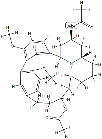 (12R)-Lythrancane-8α,12-diol diacetate Struktur