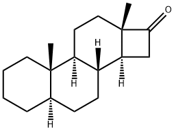 D-Nor-5α-androstan-16-one Struktur