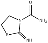 3-Thiazolidinecarboxamide,2-imino-(9CI) Struktur