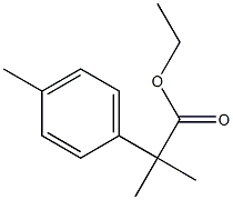 α,α,4-Trimethylbenzeneacetic acid ethyl ester Struktur