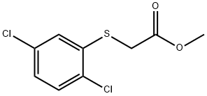 methyl 2-[(2,5-dichlorophenyl)sulfanyl]acetate Struktur