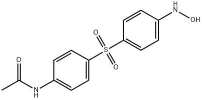 monoacetyldapsone hydroxylamine Struktur