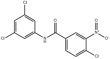 4-chloro-N-(3,5-dichlorophenyl)-3-nitrobenzamide Struktur