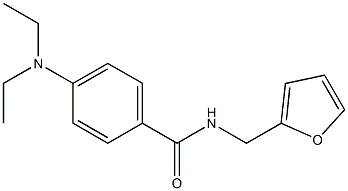 4-(diethylamino)-N-(furan-2-ylmethyl)benzamide Struktur