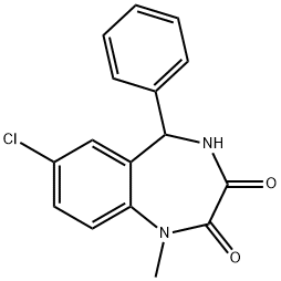 Temazepam Related Compound F (15 mg) (7-chloro-1-methyl-5-phenyl-4,5-dihydro-1H-1,4-benzodiazepine-2,3-dione)