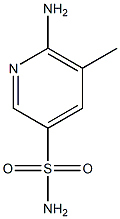 3-Pyridinesulfonamide,6-amino-5-methyl-(9CI) Struktur