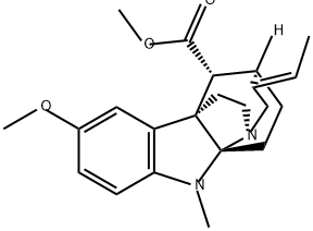 10-Methoxy-1-methyl-2,4(1H)-cyclo-3,4-secoakuammilan-17-oic acid methyl ester Struktur