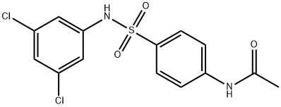 4-(3,5-Dichlorophenylsulfamoyl)acetanilide, 97% Struktur