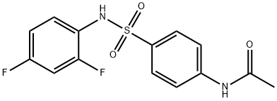 4-(2,4-Difluorophenylsulfamoyl)acetanilide, 97% Struktur