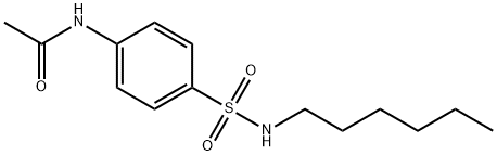 4-(n-Hexylsulfamoyl)acetanilide, 97% Struktur