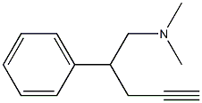 N,N-Dimethyl-β-(2-propynyl)phenethylamine Struktur