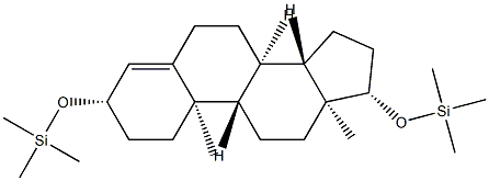 3β,17β-Bis(trimethylsilyloxy)androst-4-ene Struktur