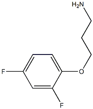 1-Propanamine,3-(2,4-difluorophenoxy)-(9CI) Struktur