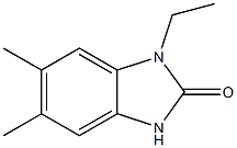 2H-Benzimidazol-2-one,1-ethyl-1,3-dihydro-5,6-dimethyl-(9CI) Struktur