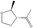 Ethanone, 1-[(2R,3S)-tetrahydro-2-methyl-3-furanyl]-, rel- (9CI) Struktur