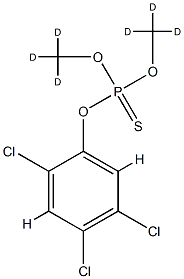 Fenchlorphos-D6 Struktur