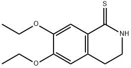 6,7-DIETHOXY-3,4-DIHYDROISOQUINOLINE-1(2H)-THIONE, 98 Struktur