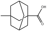 3-methyladamantane-1-carboxylic acid Struktur