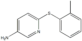 6-[(2-methylphenyl)sulfanyl]-3-pyridinylamine Struktur