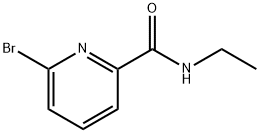 6-Bromopyridin-2-carboxylic acid ethylamide Struktur