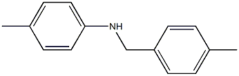 4-methyl-N-[(4-methylphenyl)methyl]aniline Struktur