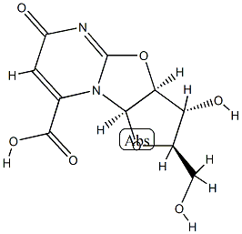 2,2'-anhydro-1-(beta-arabinofuranosyl)-orotic acid Struktur