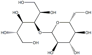 3-O-β-D-Glucopyranosyl-D-mannitol Struktur