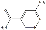 4-Pyridazinecarboxamide,6-amino-(8CI) Struktur