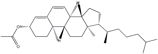 Cholesta-4,6-diene-3β-ol acetate Struktur