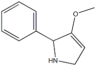 1H-Pyrrole,2,5-dihydro-3-methoxy-2-phenyl-(9CI) Struktur