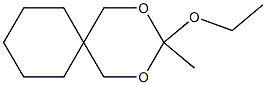 2,4-Dioxaspiro[5.5]undecane,3-ethoxy-3-methyl-(9CI) Struktur