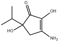 2-Cyclopenten-1-one,3-amino-2,5-dihydroxy-5-(1-methylethyl)-(9CI) Struktur