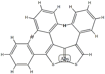 2,3,4-Triphenyl[1,2]dithiolo[1,5-b][1,2]dithiole-7-SIV Struktur