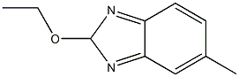 2H-Benzimidazole,2-ethoxy-5-methyl-(9CI) Struktur