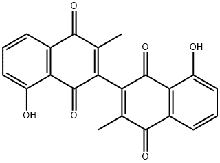 3,3'-biplumbagin Struktur